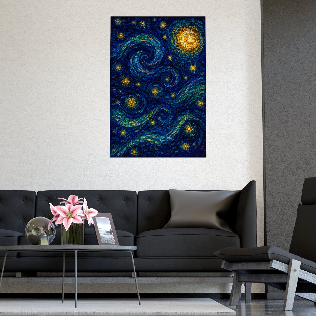 Nothing but Sky — nothing but sky, shown framed on a wall