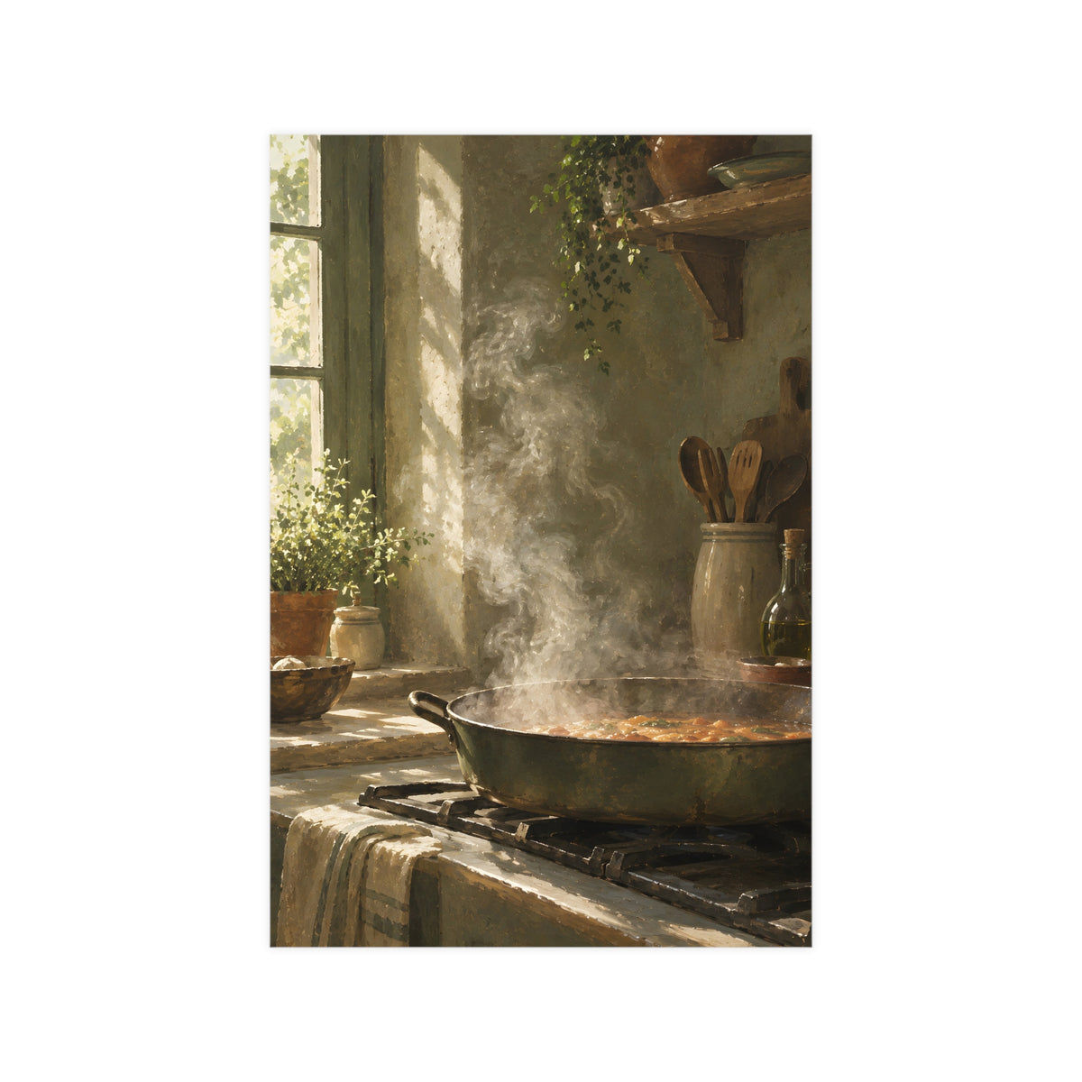 Steam in Daylight — steam in daylight, 12x18 in print