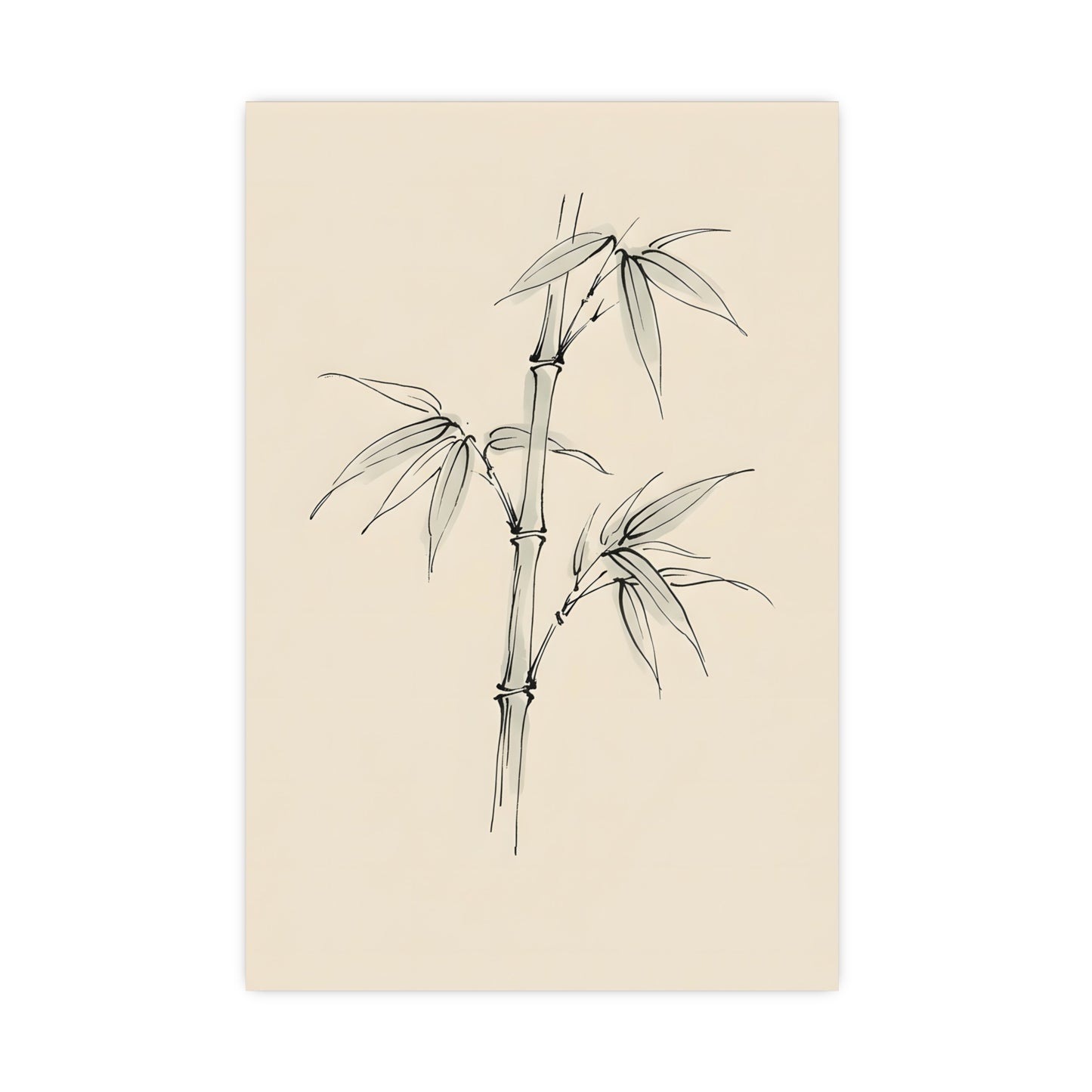 Bamboo | Botanical Line Drawing | Wall Art