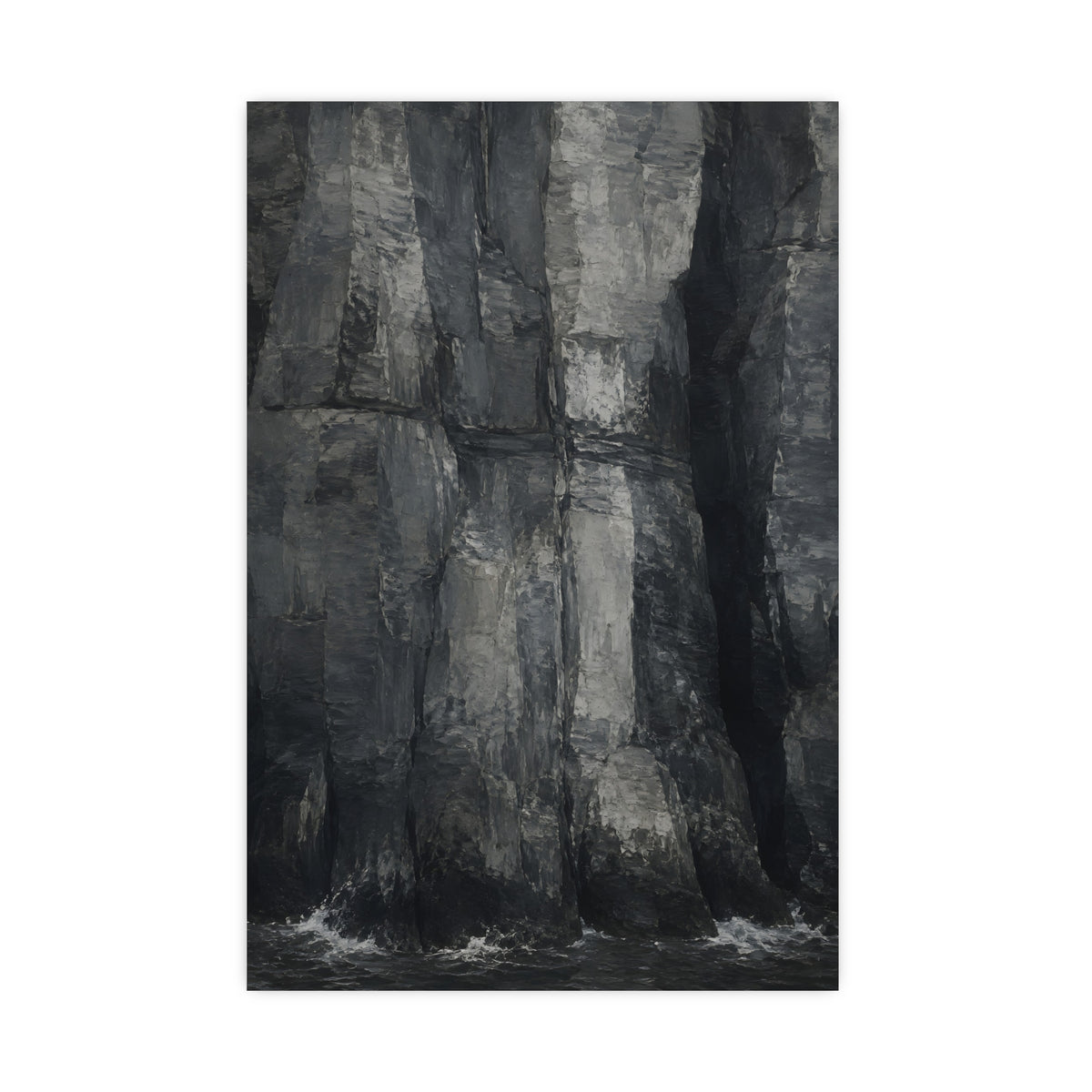 Sea Cliffs — sea cliffs, 20x30 in print