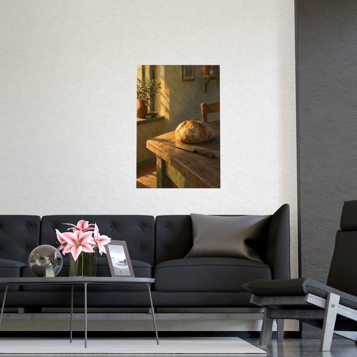 Late Sun on the Loaf — late sun on the loaf, shown framed on a wall