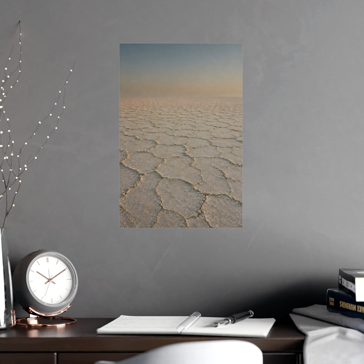 Salt Crust — salt crust, shown framed on a wall