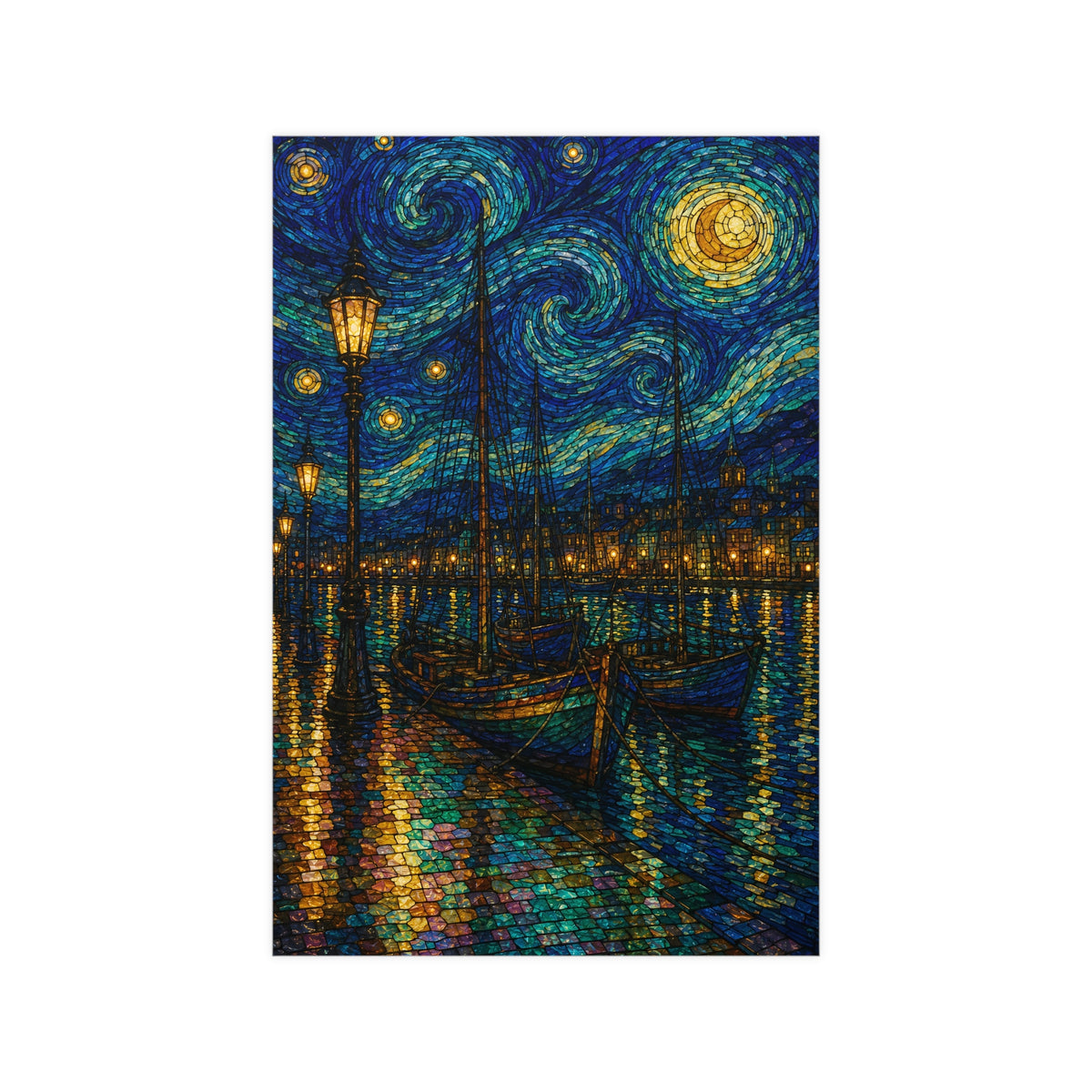 Harbour Lights — harbour lights, 12x18 in print