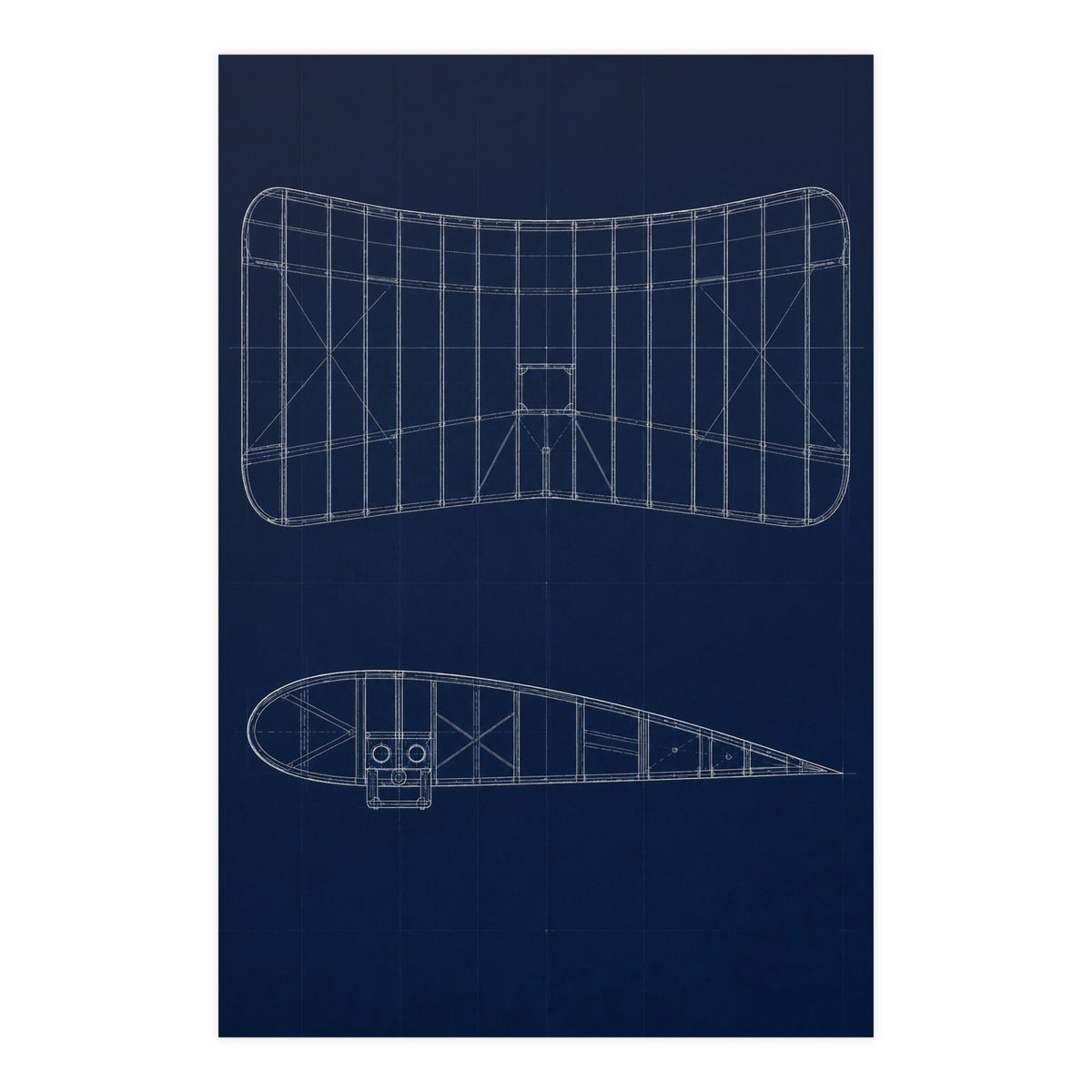 Aeroplane Wing — aeroplane wing, 24x36 in print
