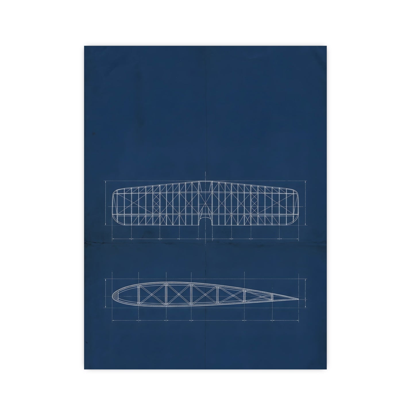 Aeroplane Wing — aeroplane wing, 16x24 in print