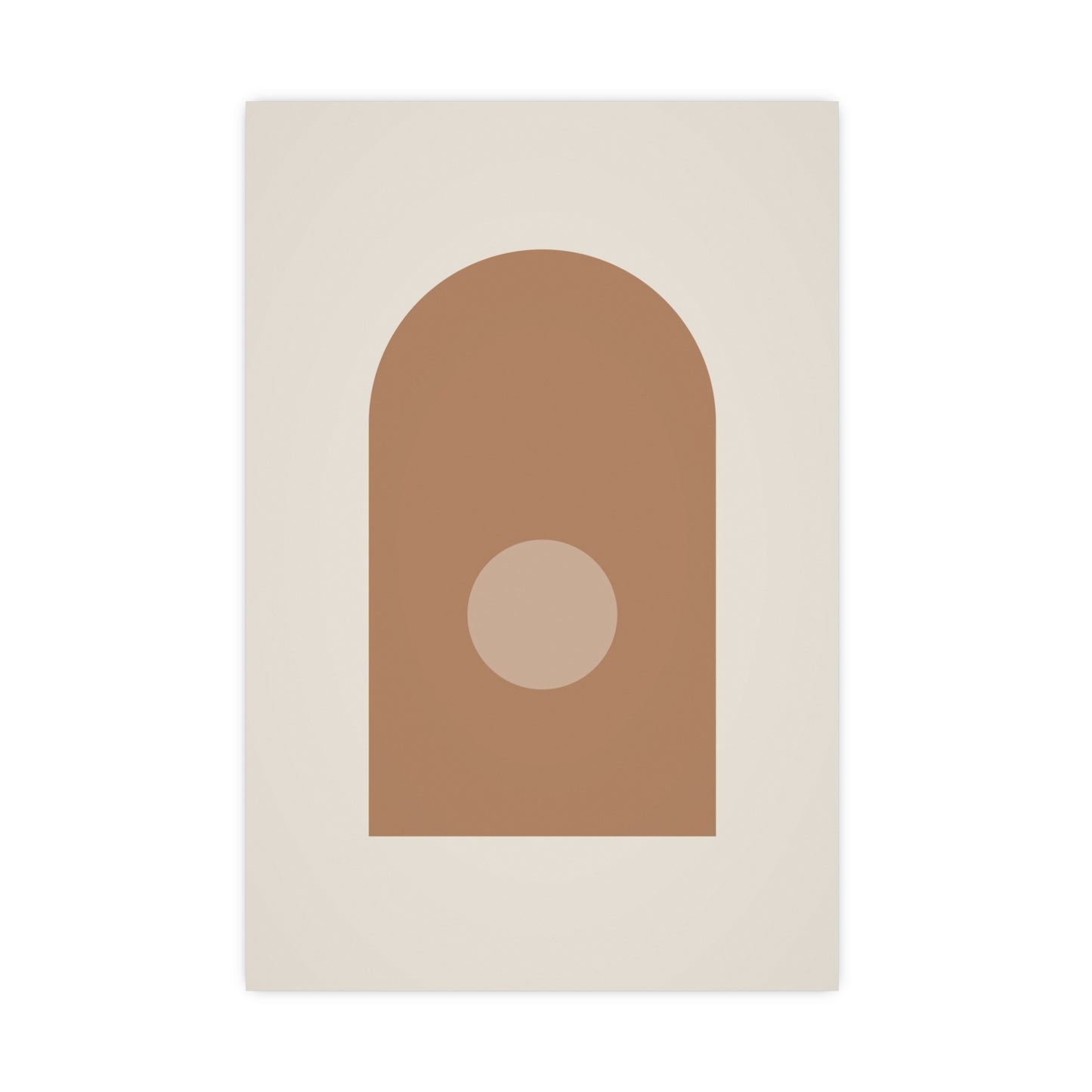 Sand Clay Arch Modern Wall Art | Living Room Print