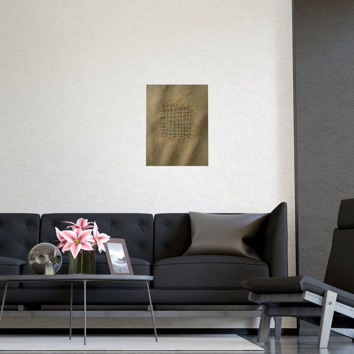 The Mend — the mend, shown framed on a wall