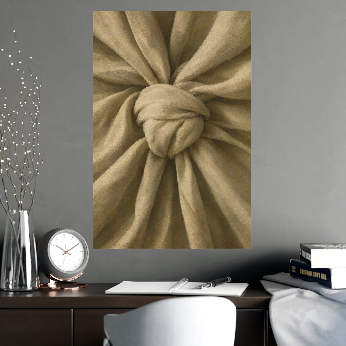 One Knot | Textile Study Print | Wall Art