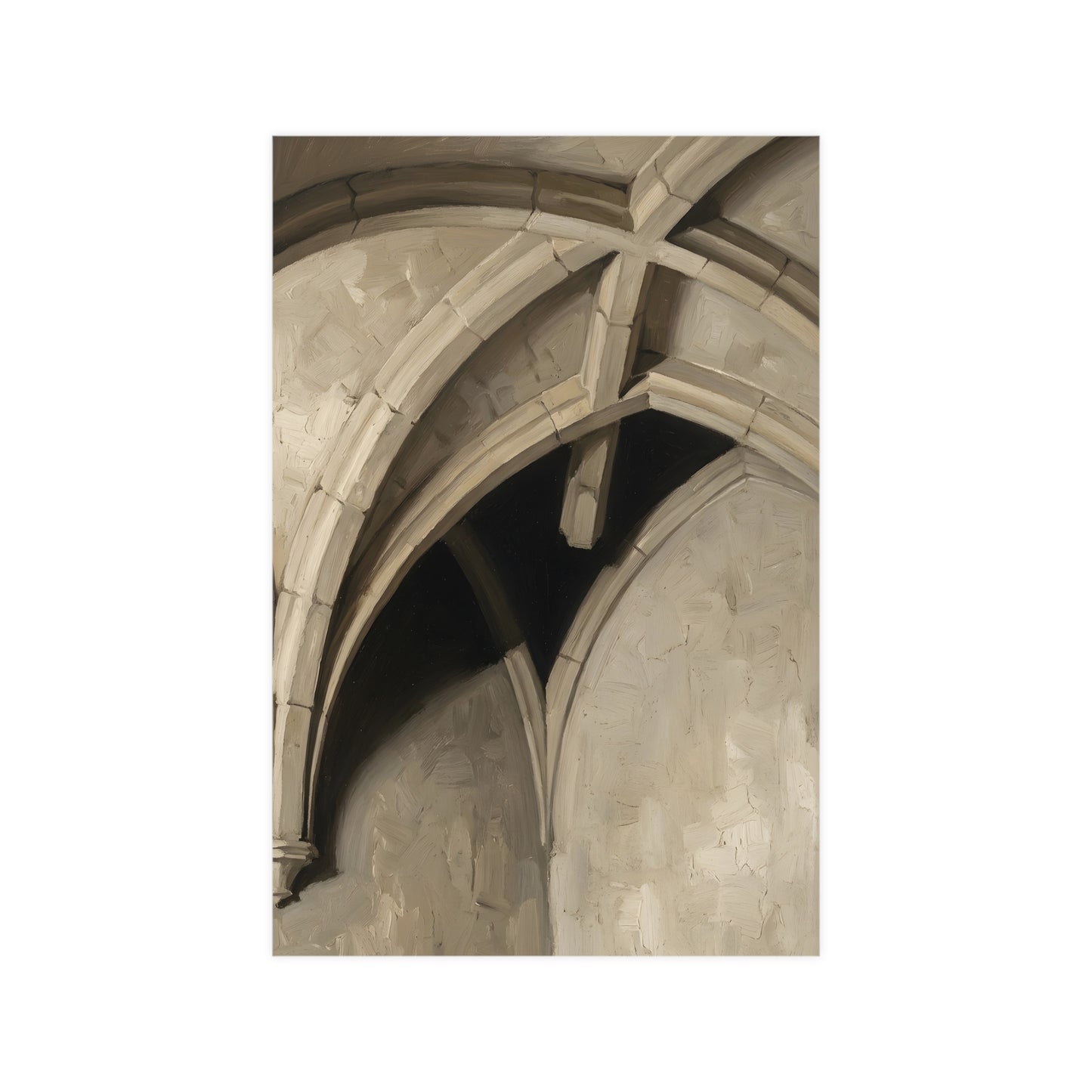 Vaulted Ceiling — vaulted ceiling, 12x16 in print