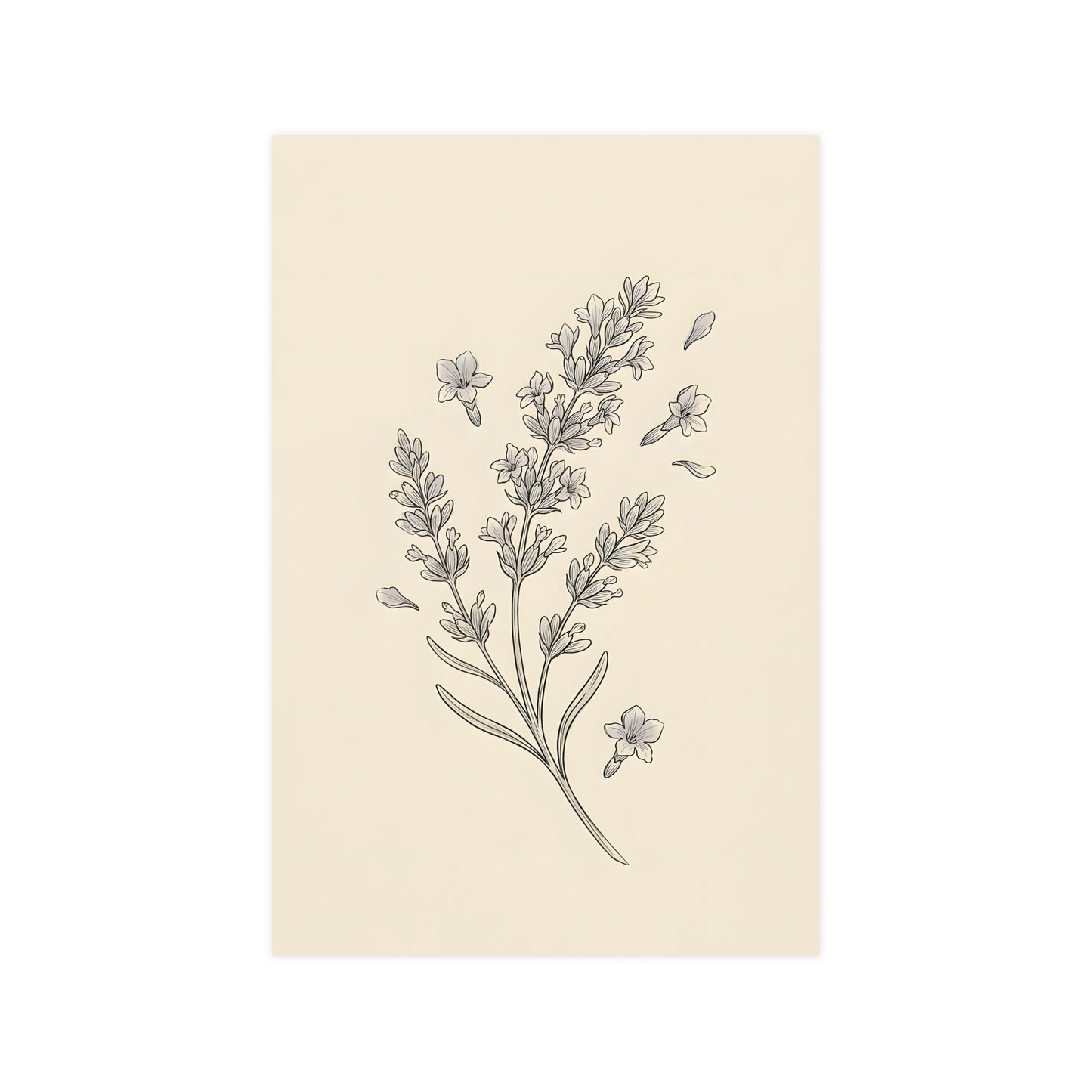 Lavender Sprig — lavender sprig, 12x16 in print