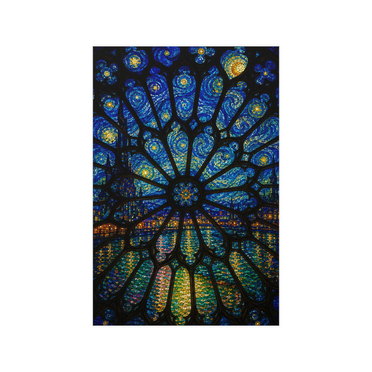 Rose Window — rose window, 12x18 in print