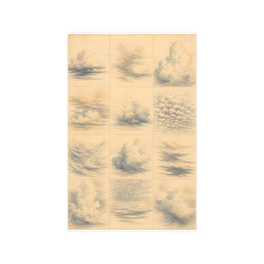 Cloud Studies — cloud studies, 11x17 in print