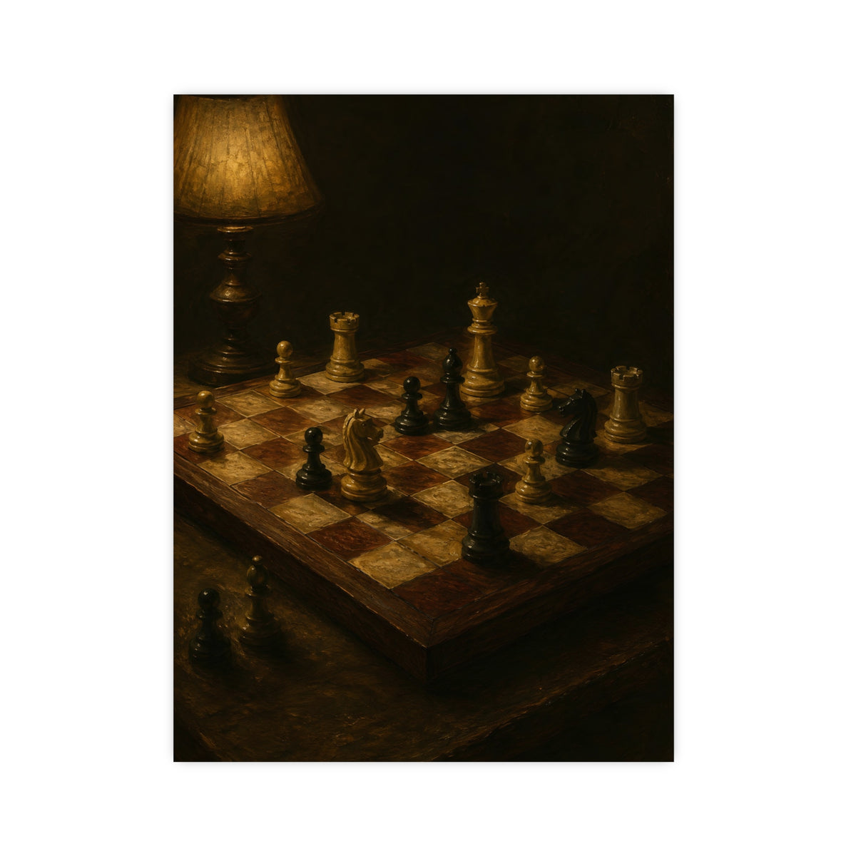 The Game, Unfinished — the game, unfinished, 12x16 in print