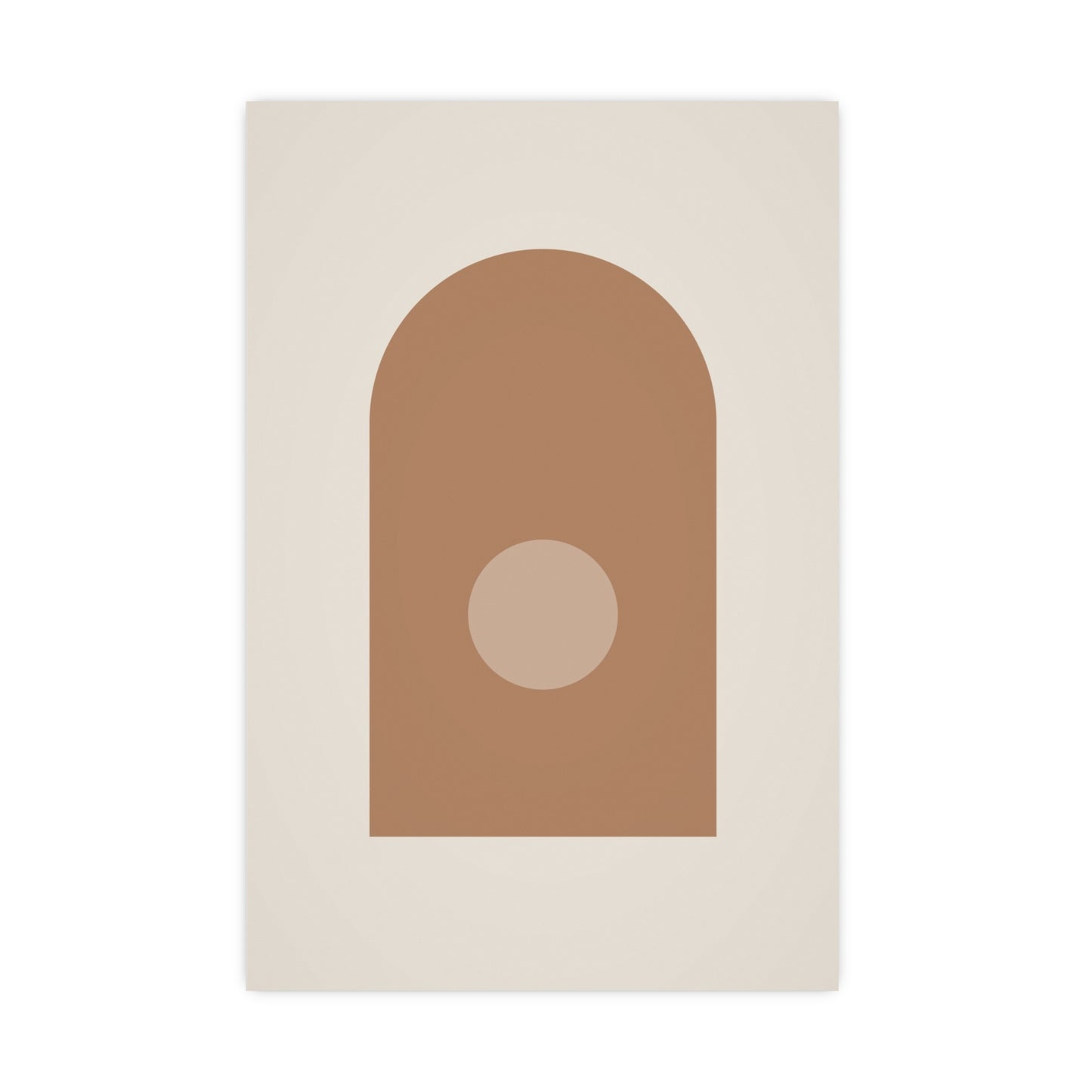 Sand Clay Arch Modern Wall Art | Living Room Print