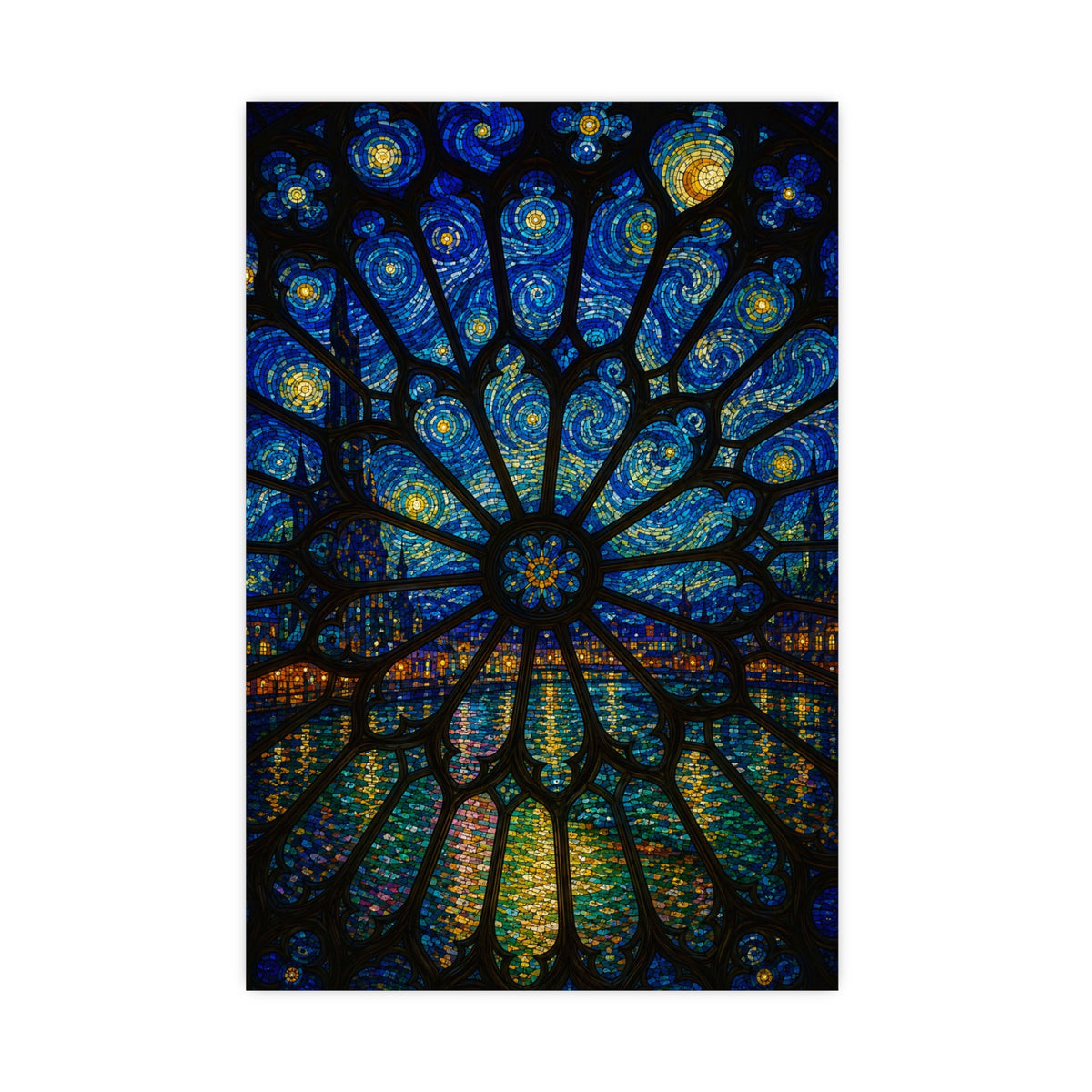 Rose Window — rose window, 16x24 in print