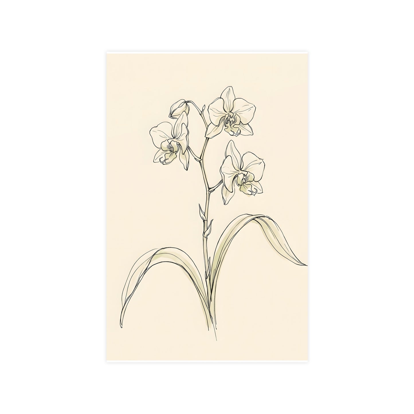 Orchid — orchid, 11x17 in print