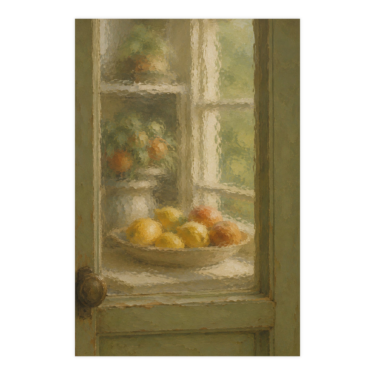 Through the Wavy Glass — through the wavy glass, 24x36 in print