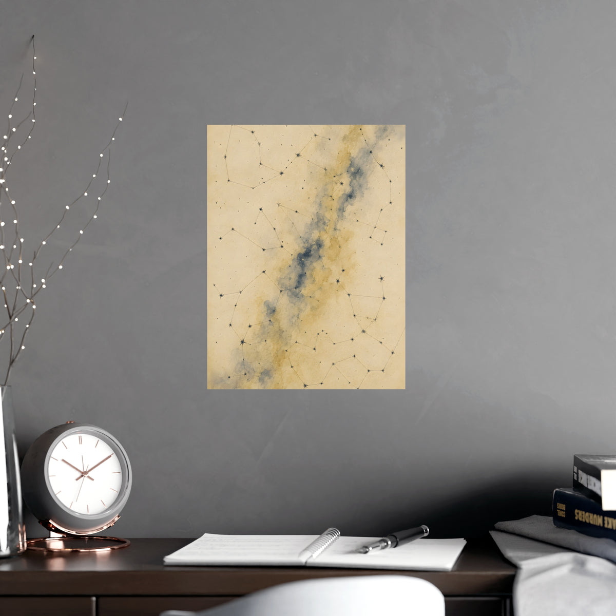 Constellation — constellation, shown framed on a wall