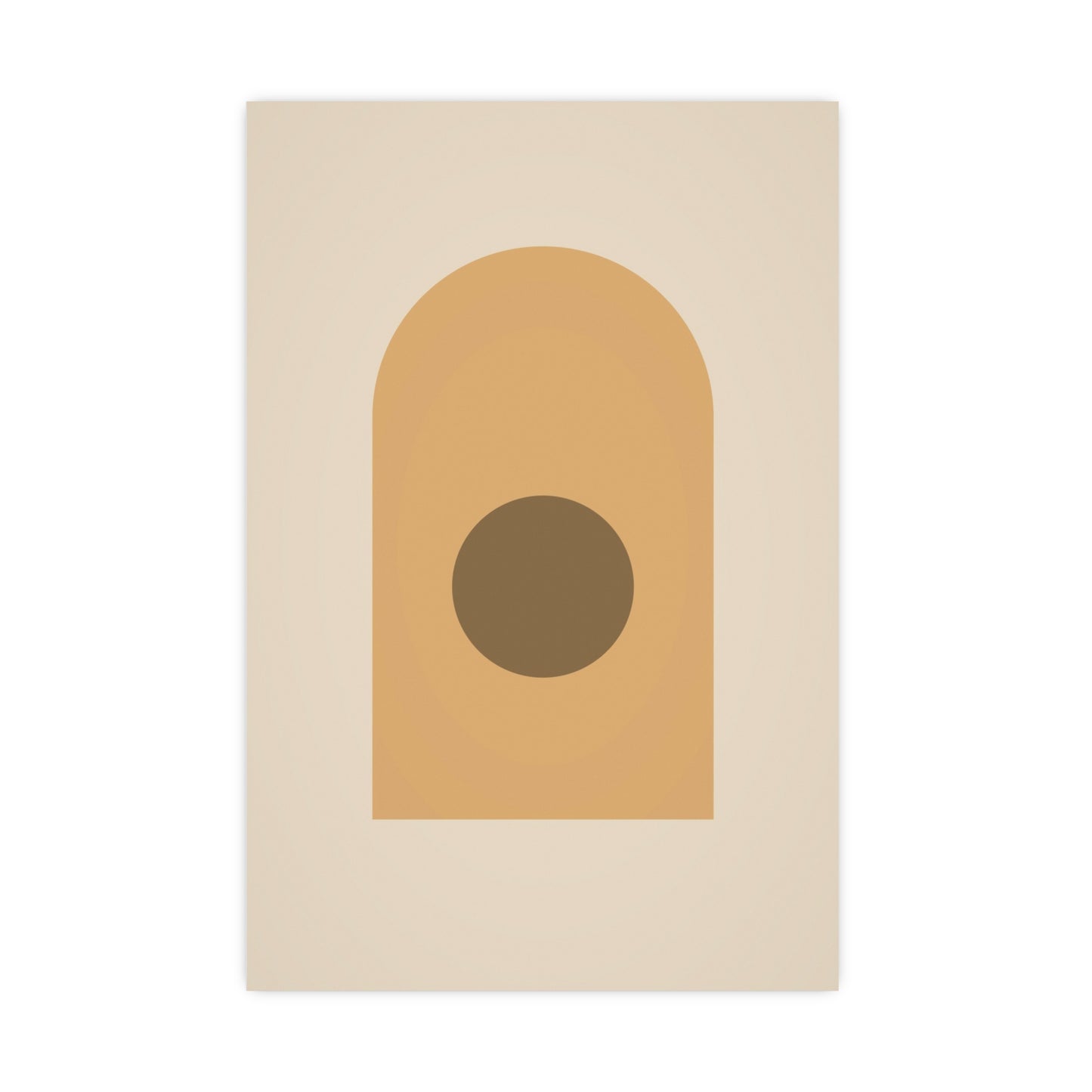 Muted 70s Arch Retro Wall Art | Living Room Print