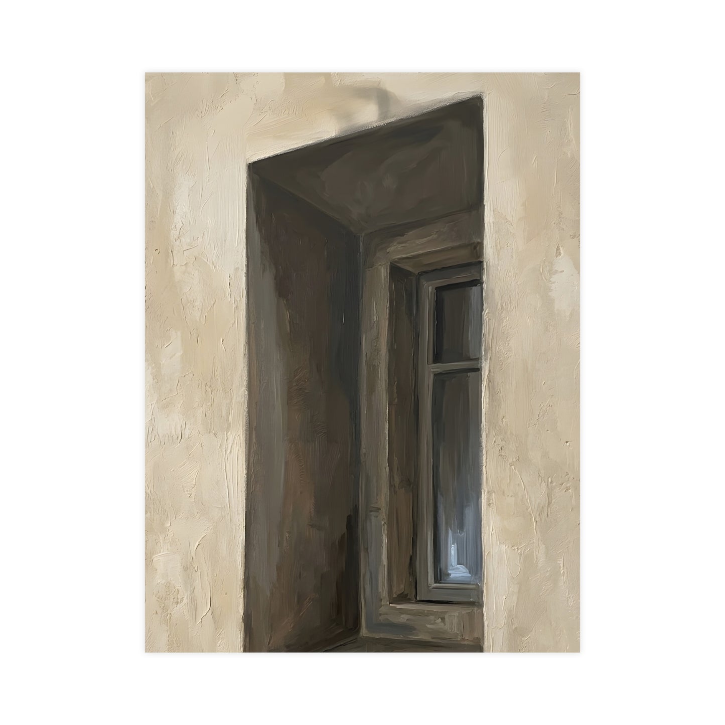 Window Recess — window recess, 12x18 in print