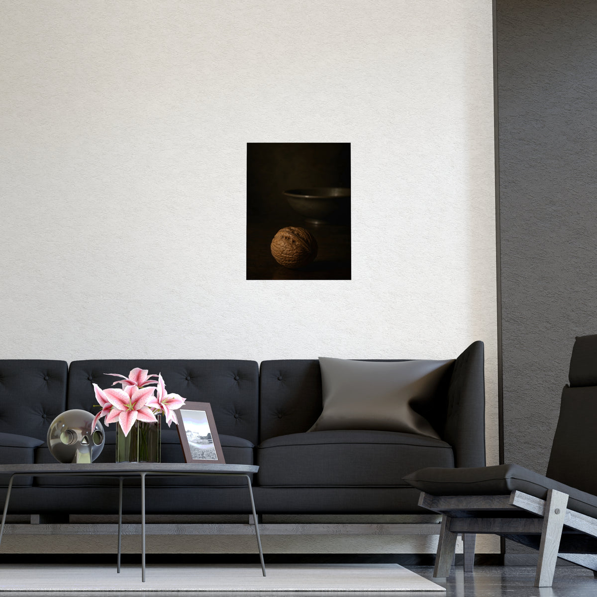 Near and Far — near and far, shown framed on a wall