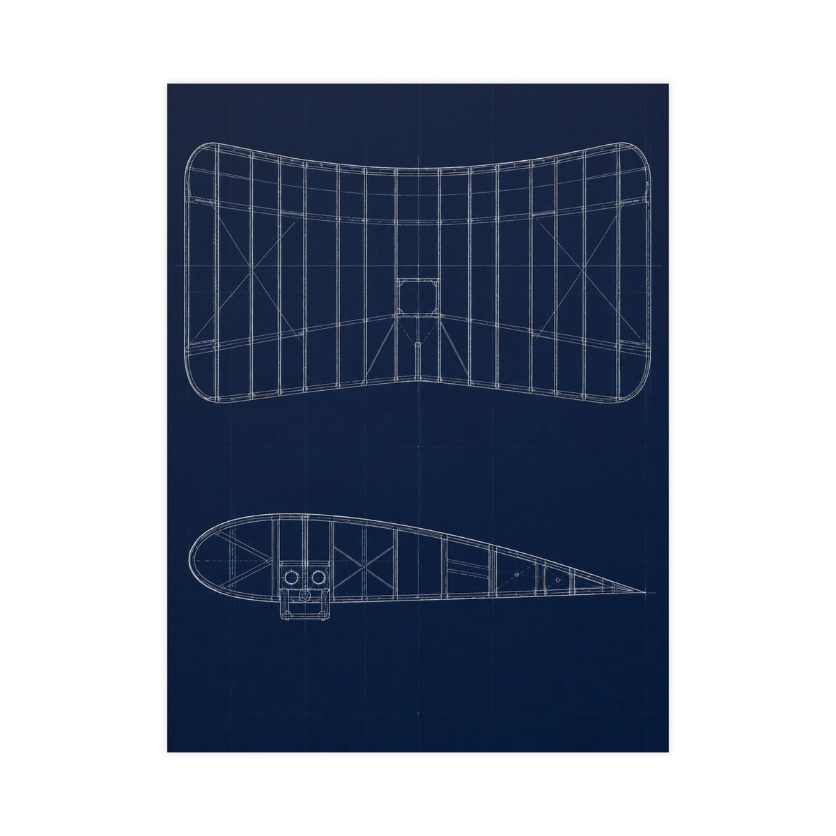 Aeroplane Wing — aeroplane wing, 18x24 in print