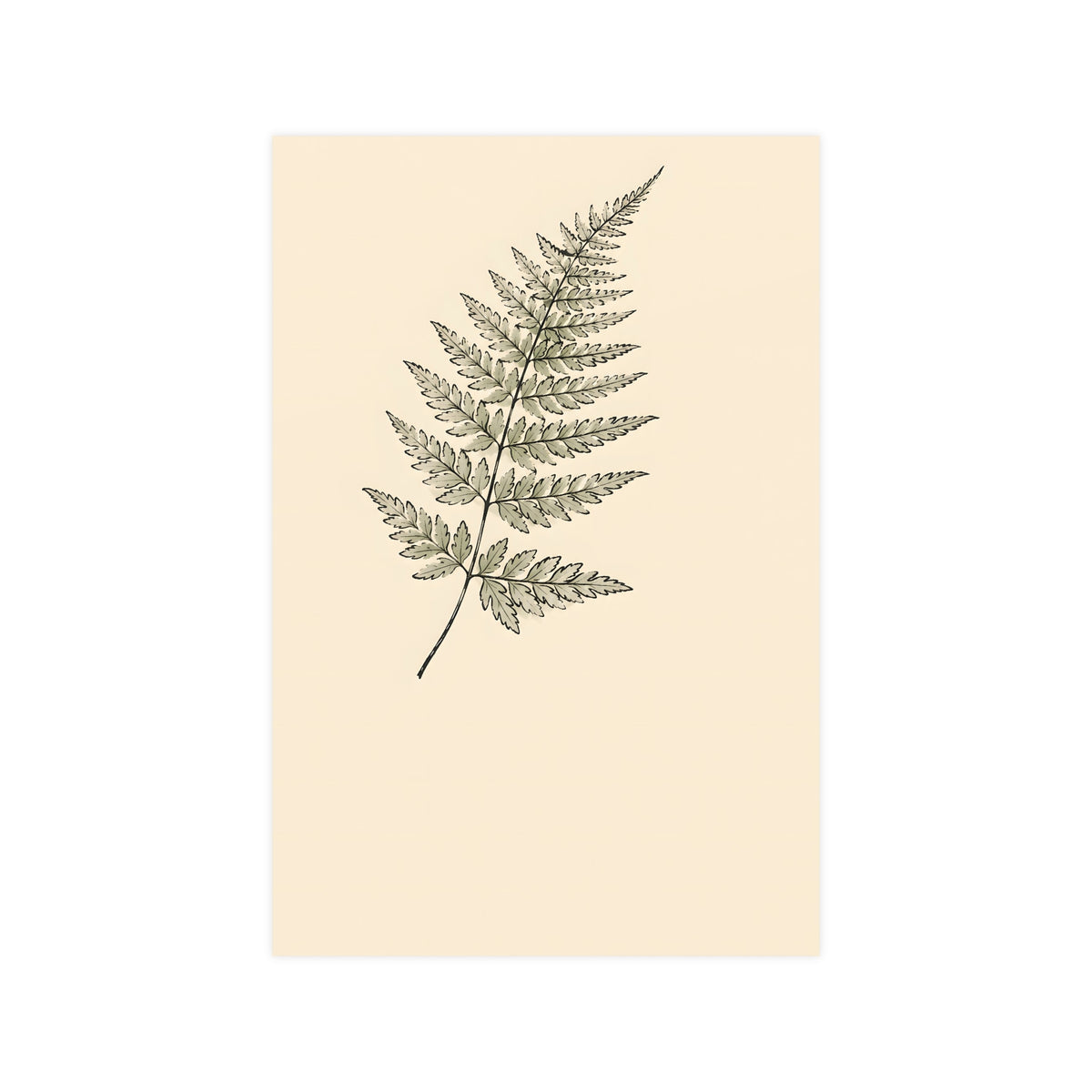 Fern Frond — fern frond, 12x18 in print