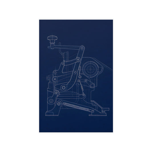 Typewriter Linkage — typewriter linkage, 11x17 in print
