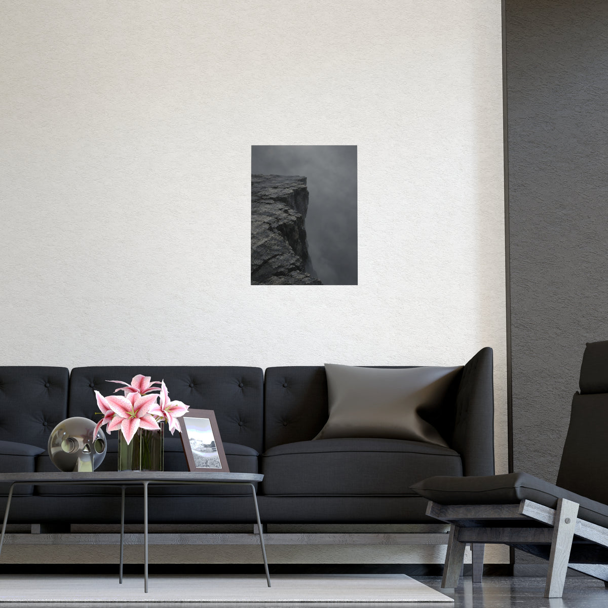 The Brink — the brink, shown framed on a wall