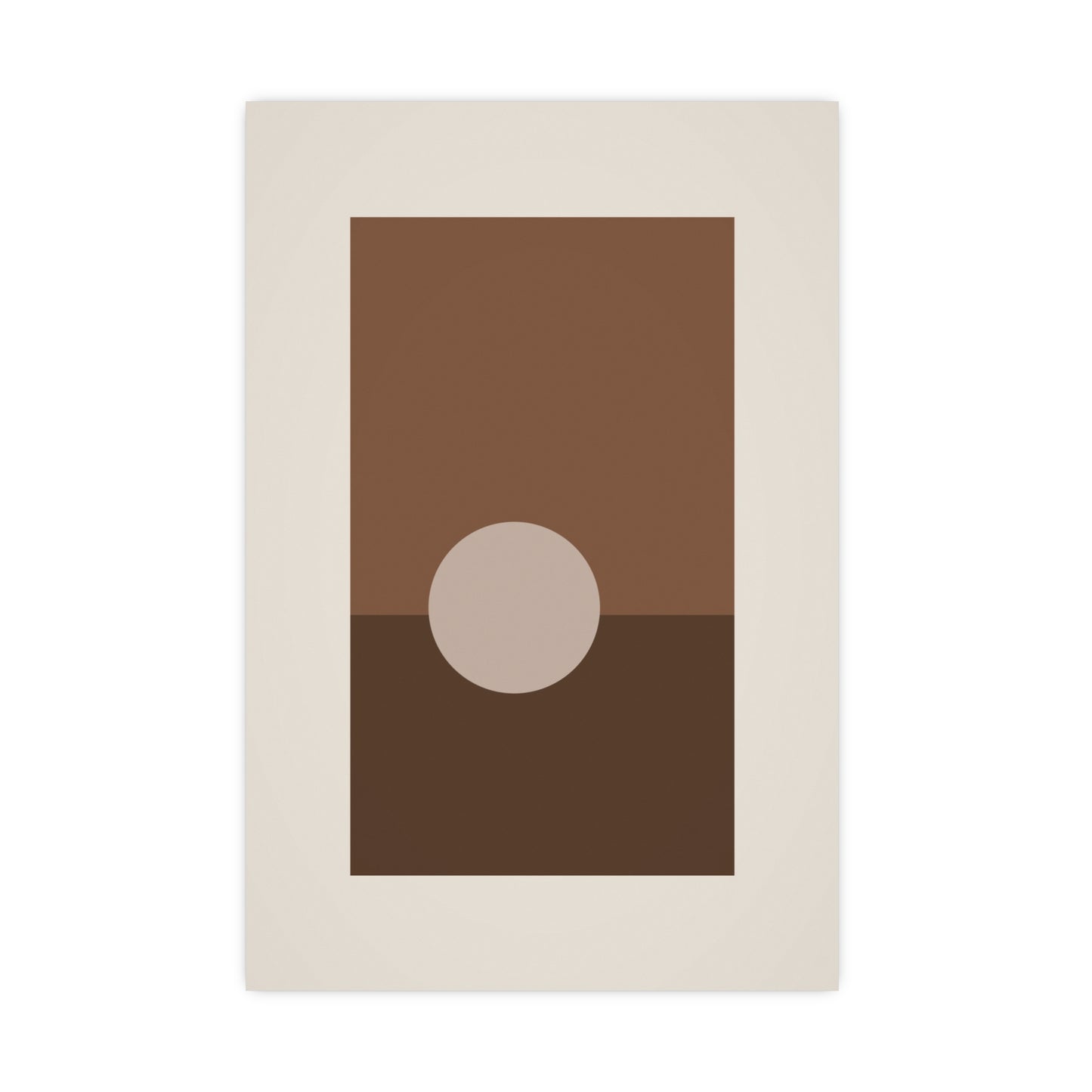 Sand Clay Sun Landscape Wall Art | Living Room Print