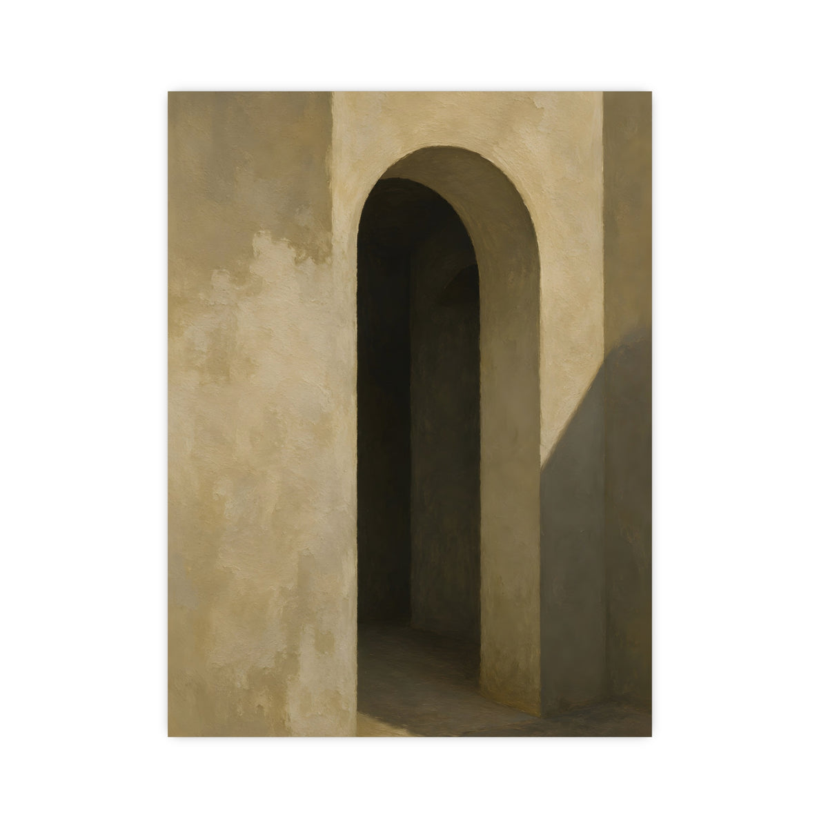 Arched Doorway — arched doorway, 12x16 in print