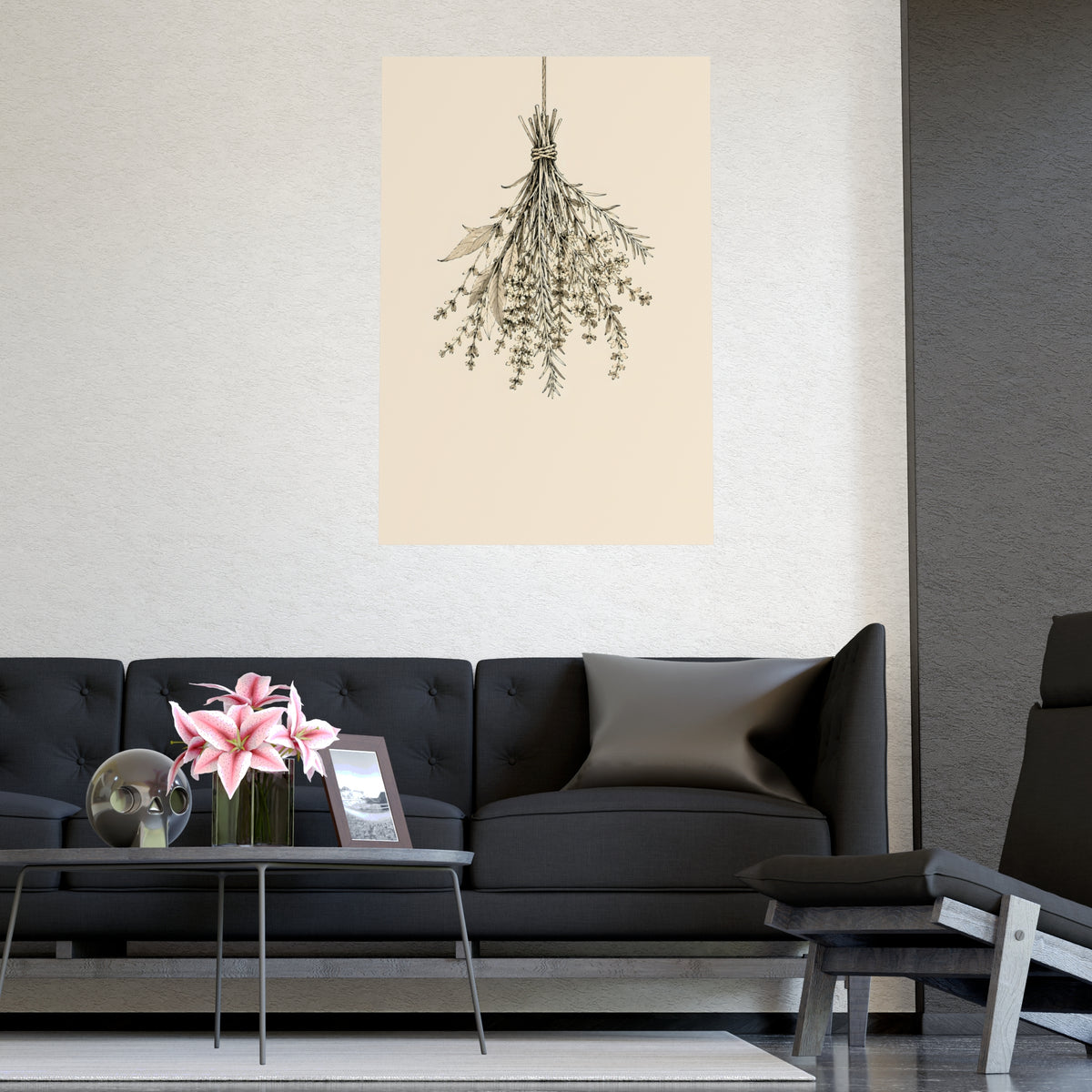 Hung to Dry — hung to dry, shown framed on a wall