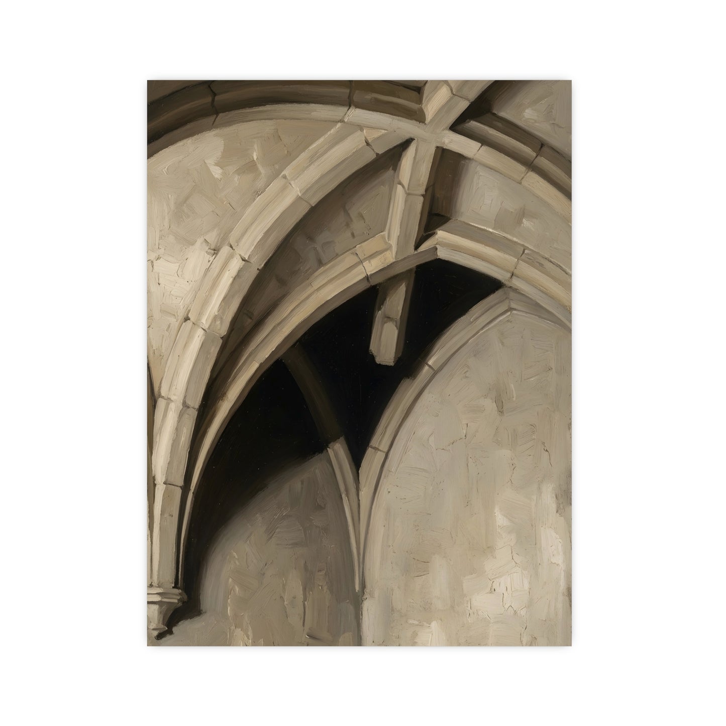 Vaulted Ceiling — vaulted ceiling, 16x24 in print