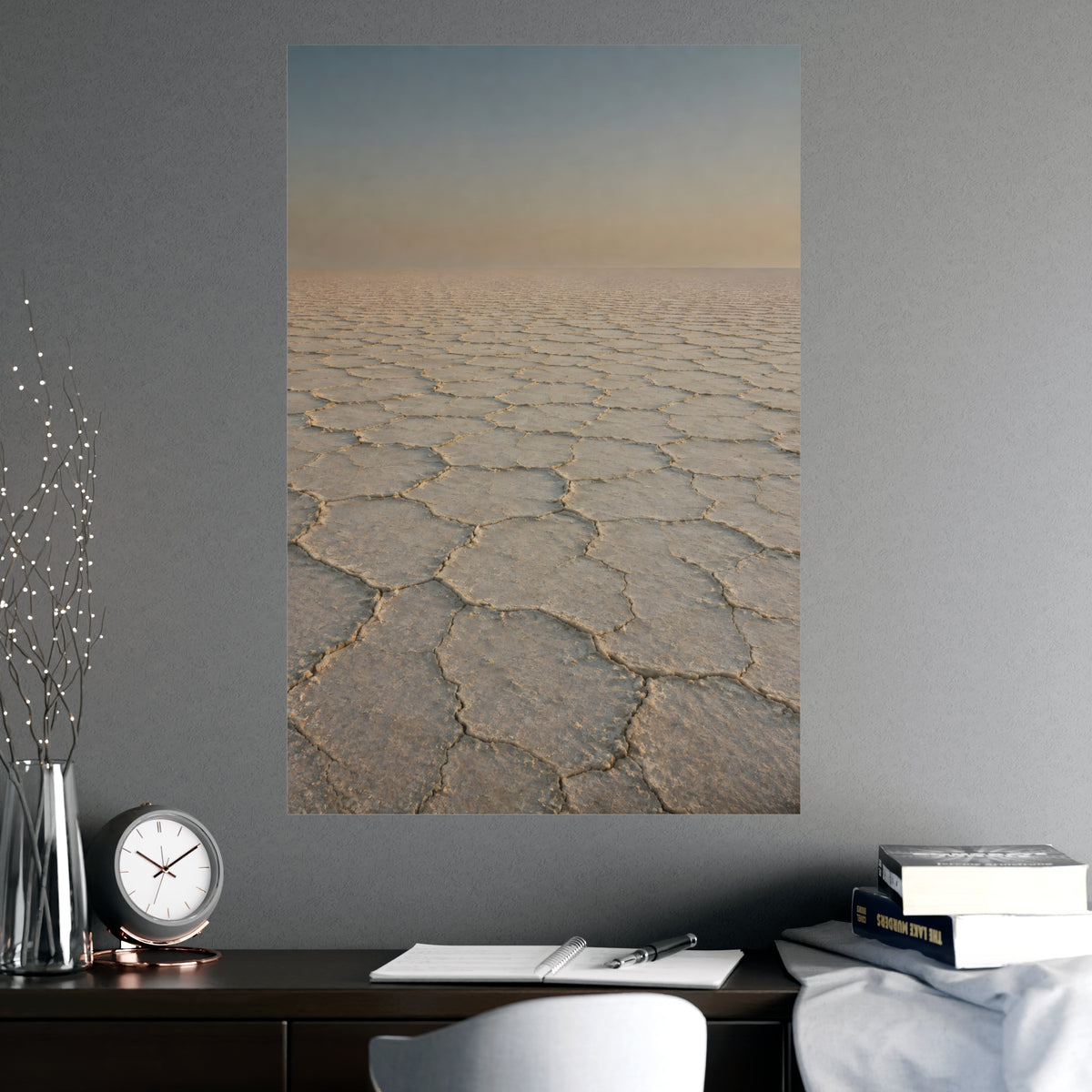 Salt Crust — salt crust, shown framed on a wall