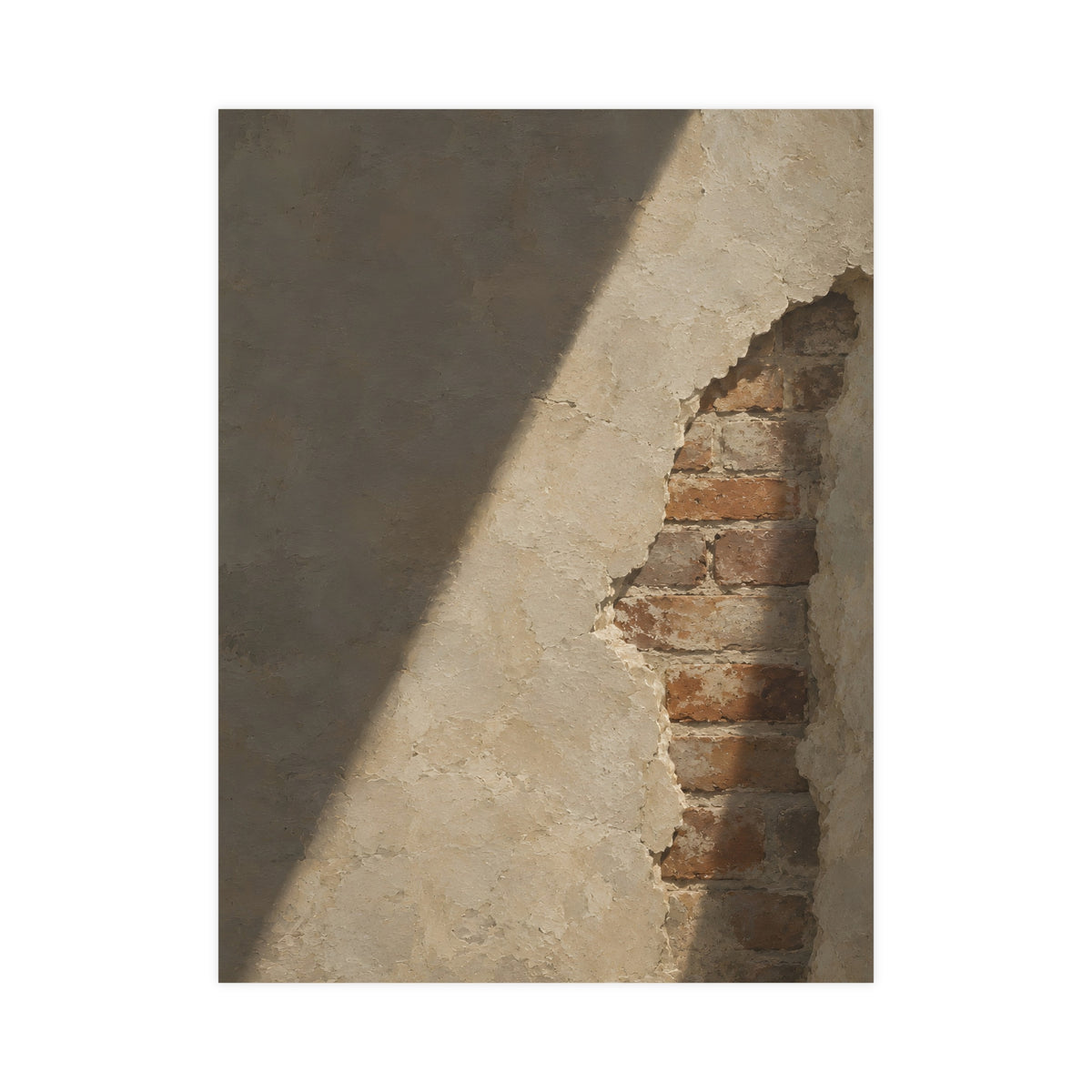 Where the Plaster Fell — where the plaster fell, 18x24 in print