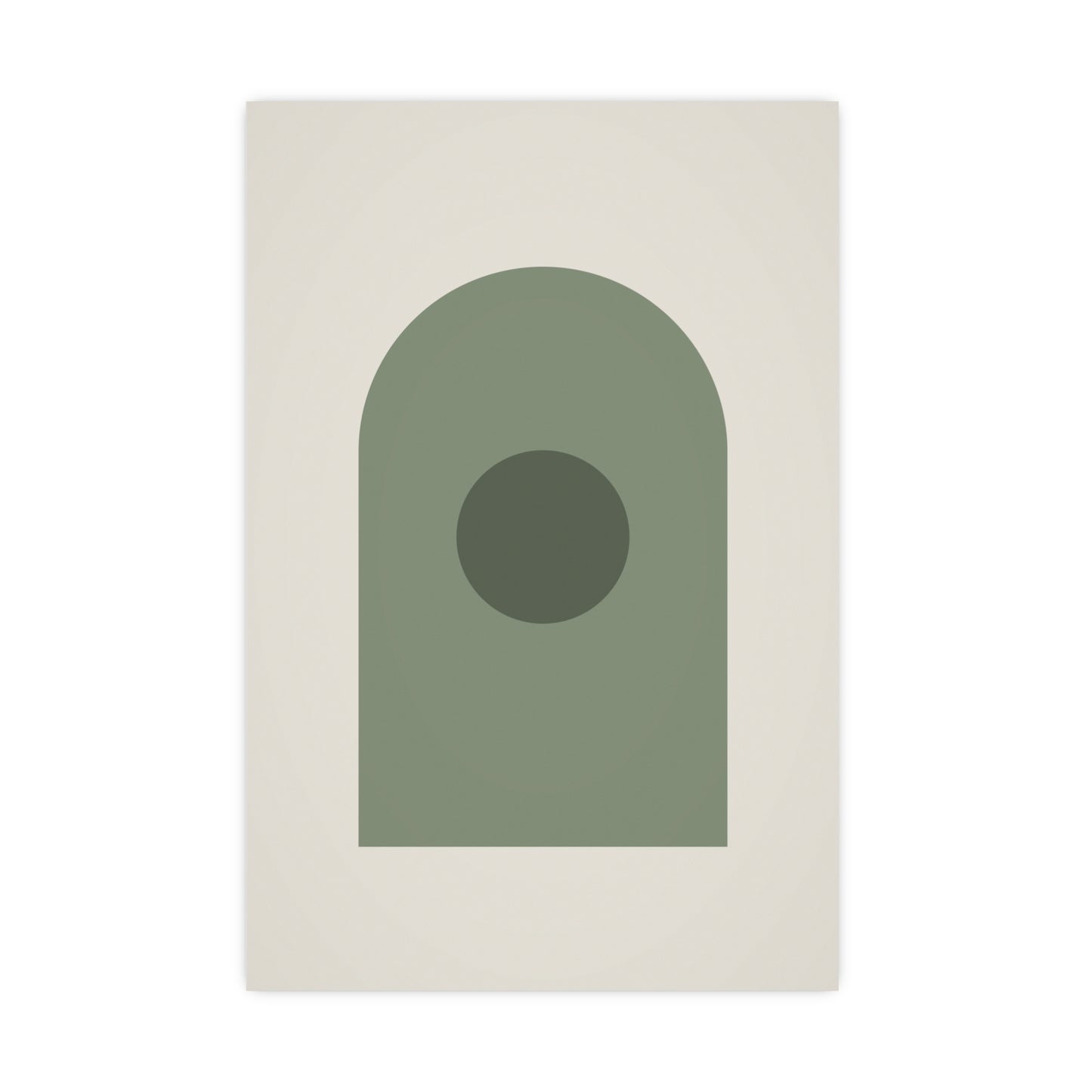 Sage Neutral Arch Boho Wall Art | Living Room Print