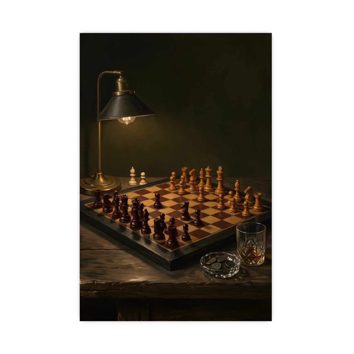 The Game, Unfinished — the game, unfinished, 18x24 in print
