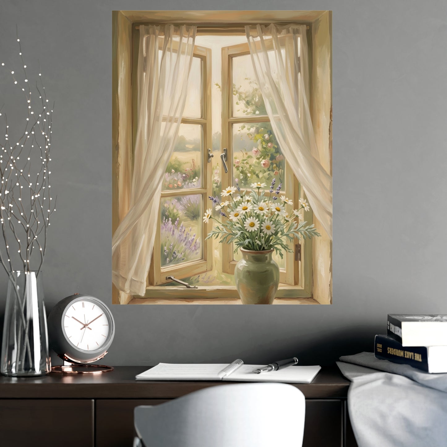 Gemini 04 on a plain wall, shown at a larger size, 18x24 in print