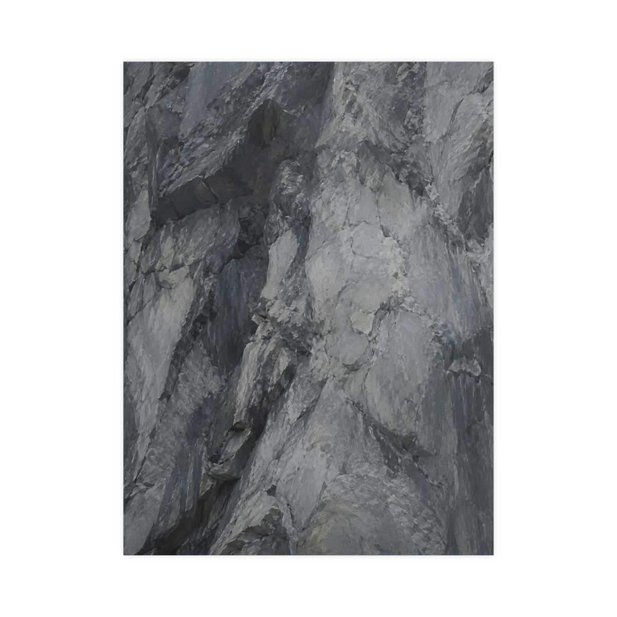 Rock Face — rock face, 18x24 in print