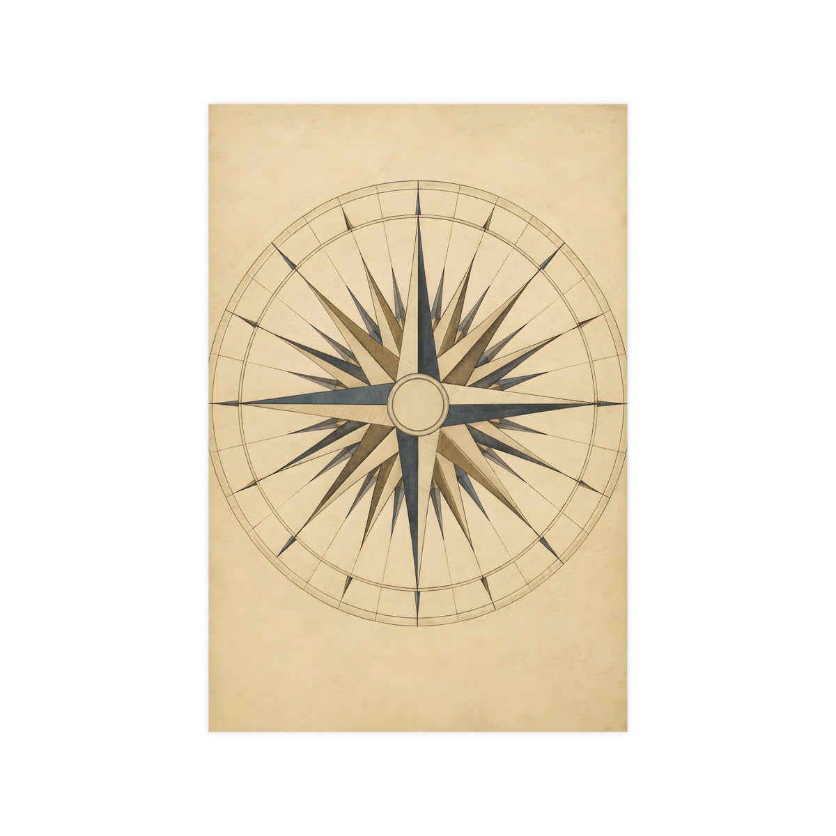 The Compass Card — the compass card, 12x18 in print