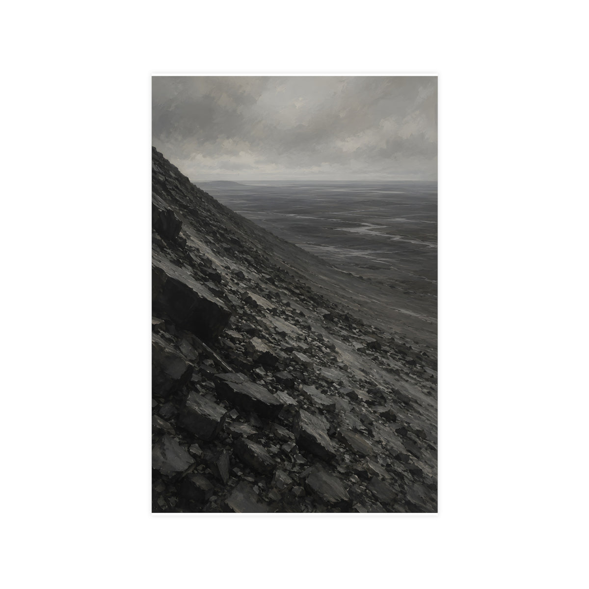 Scree Slope — scree slope, 11x17 in print