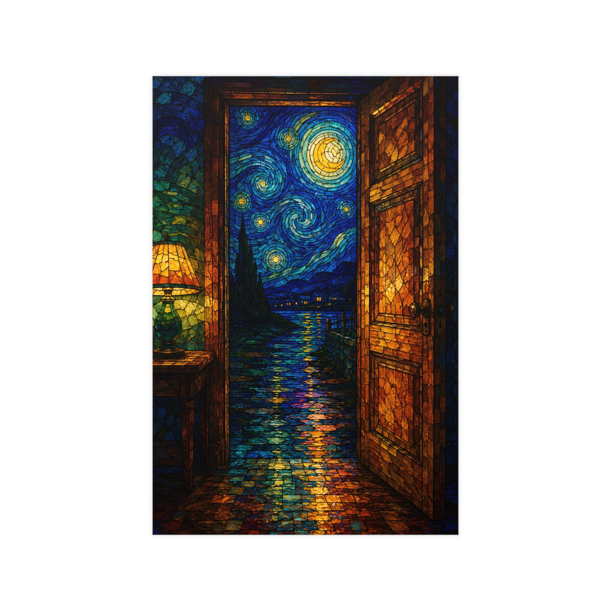 Out through the Door — out through the door, 12x18 in print