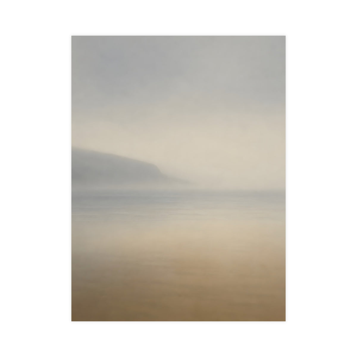 Headland in Mist — headland in mist, 18x24 in print