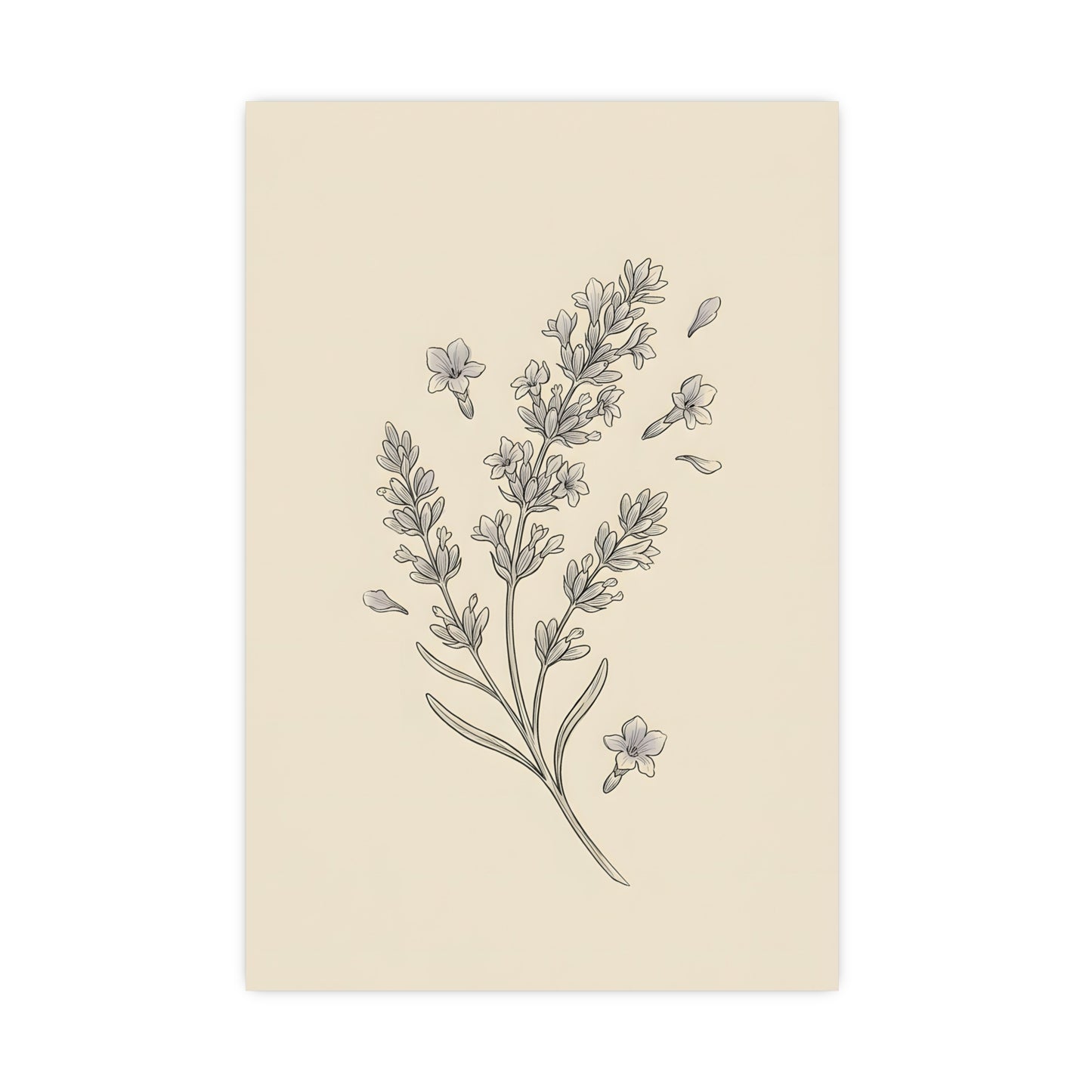 Lavender Sprig — lavender sprig, 18x24 in print
