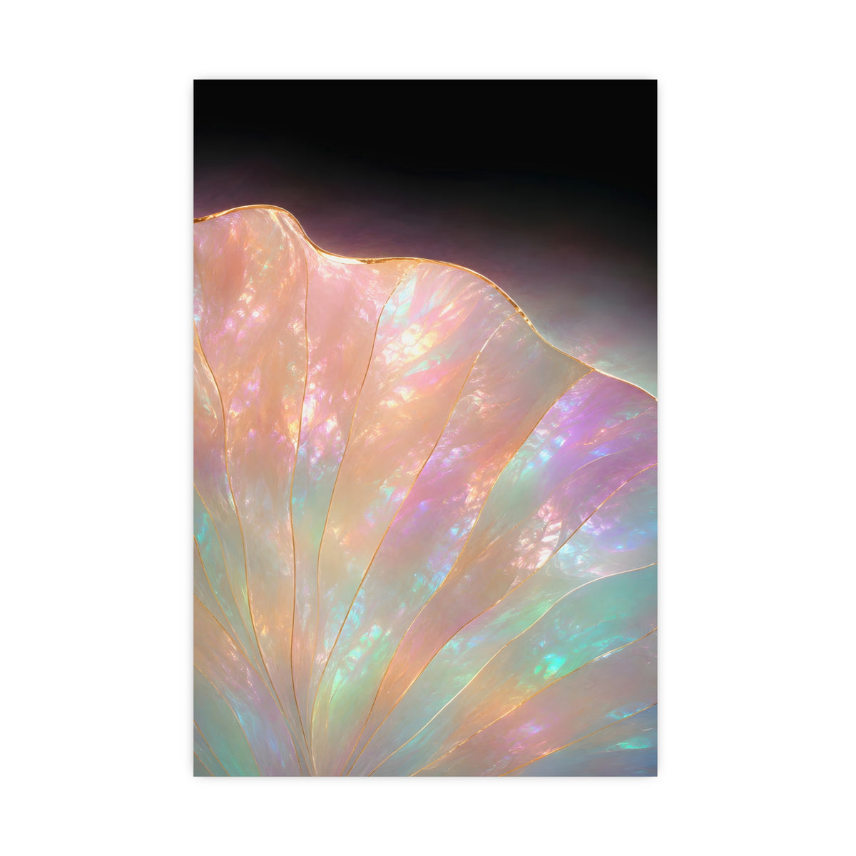 One Lotus Leaf — one lotus leaf, 20x30 in print