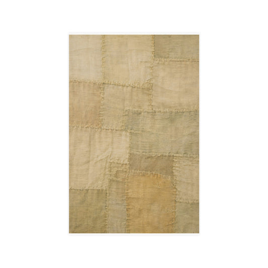 Patched and Patched Again — patched and patched again, 11x17 in print