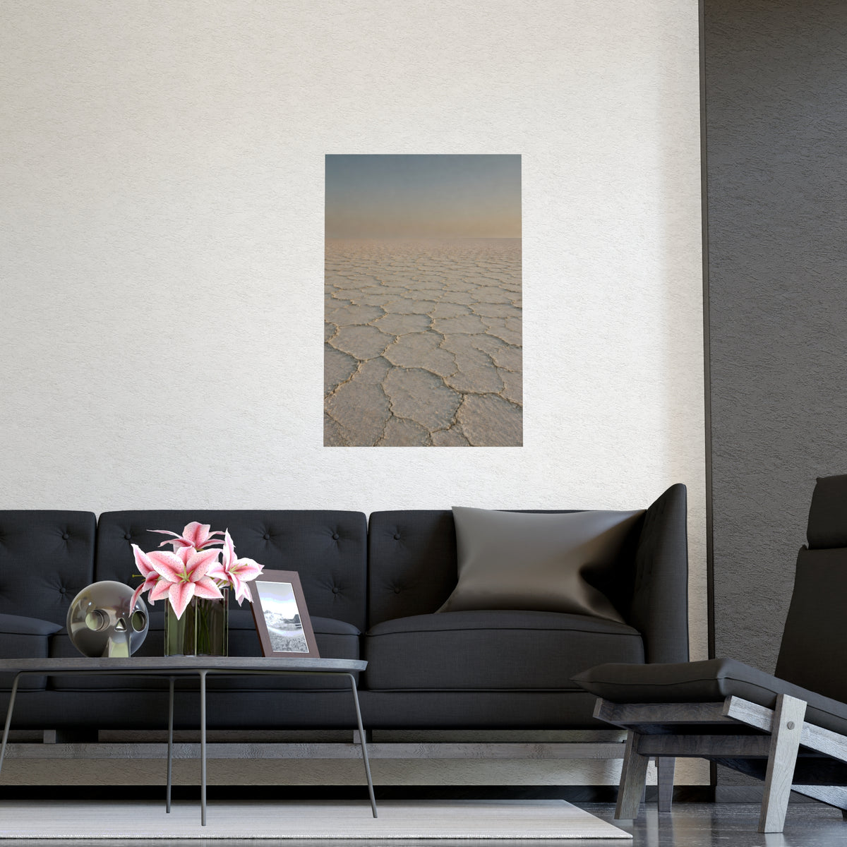Salt Crust — salt crust, shown framed on a wall