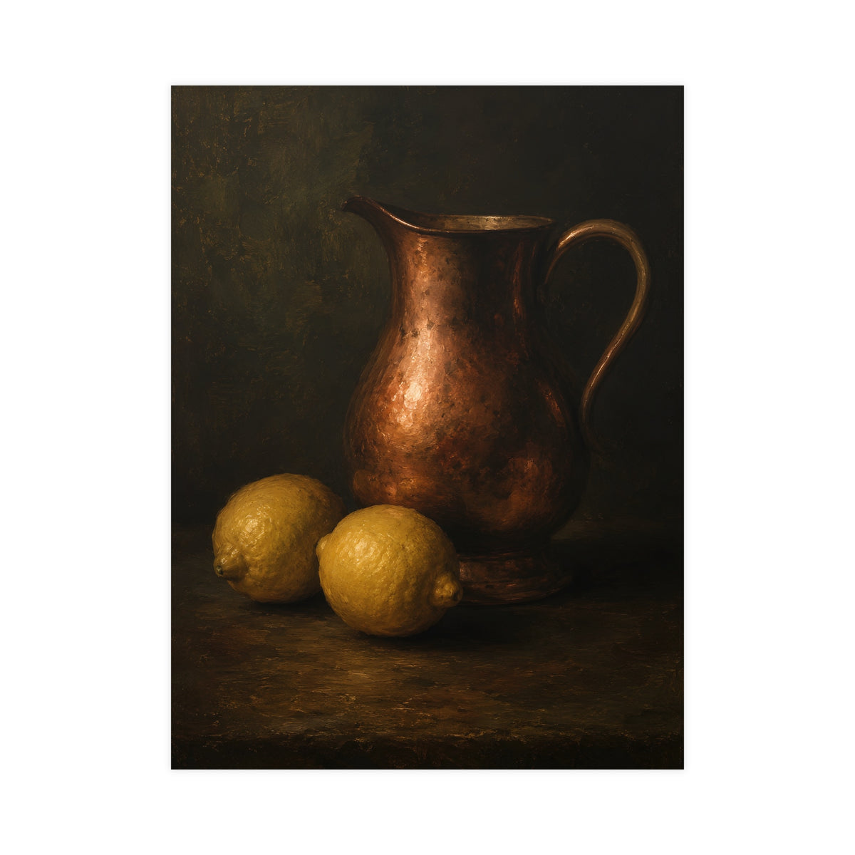 Copper and Lemons — copper and lemons, 18x24 in print
