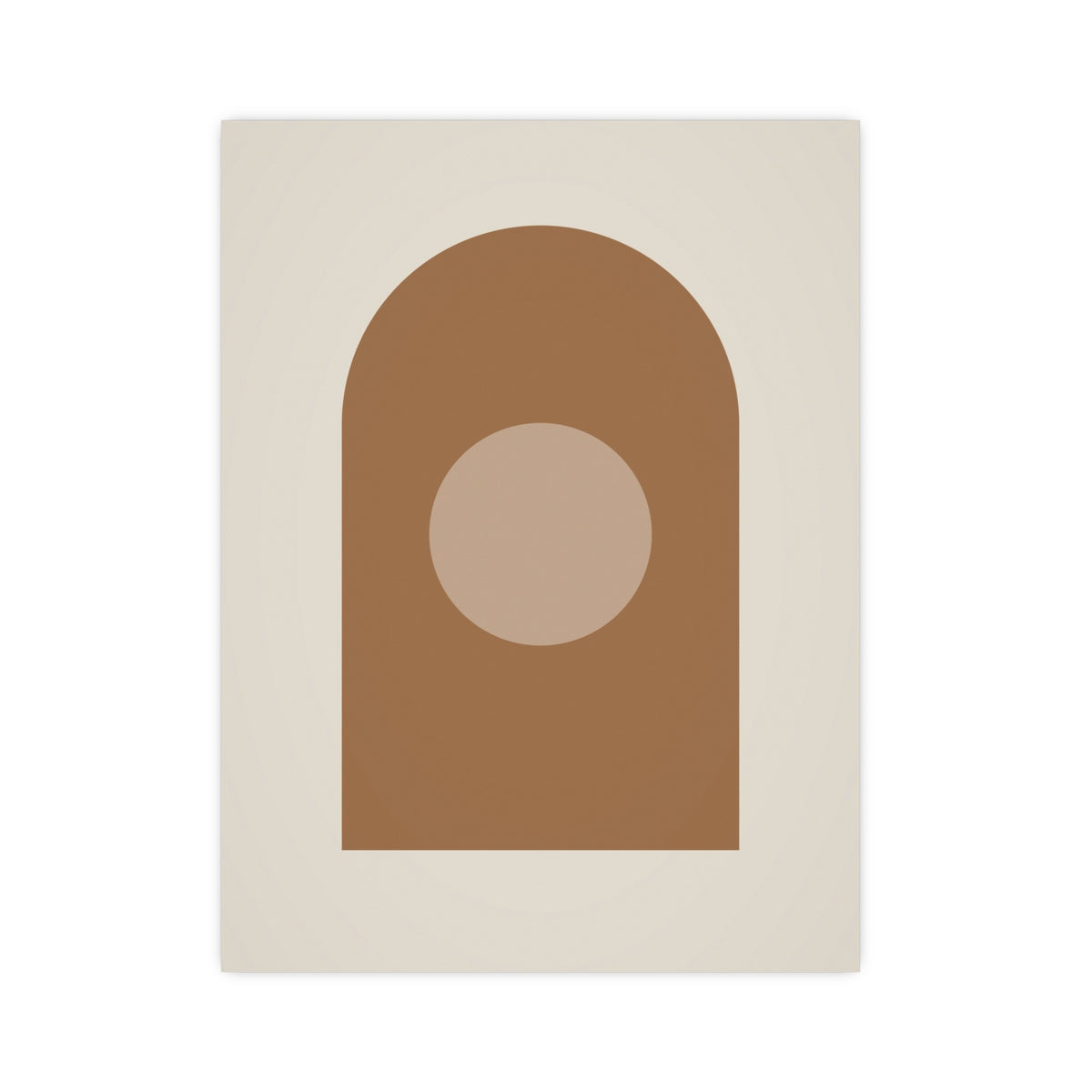 Warm Earth Arch Boho Wall Art — arch in a warm earth palette, 12x16 in print