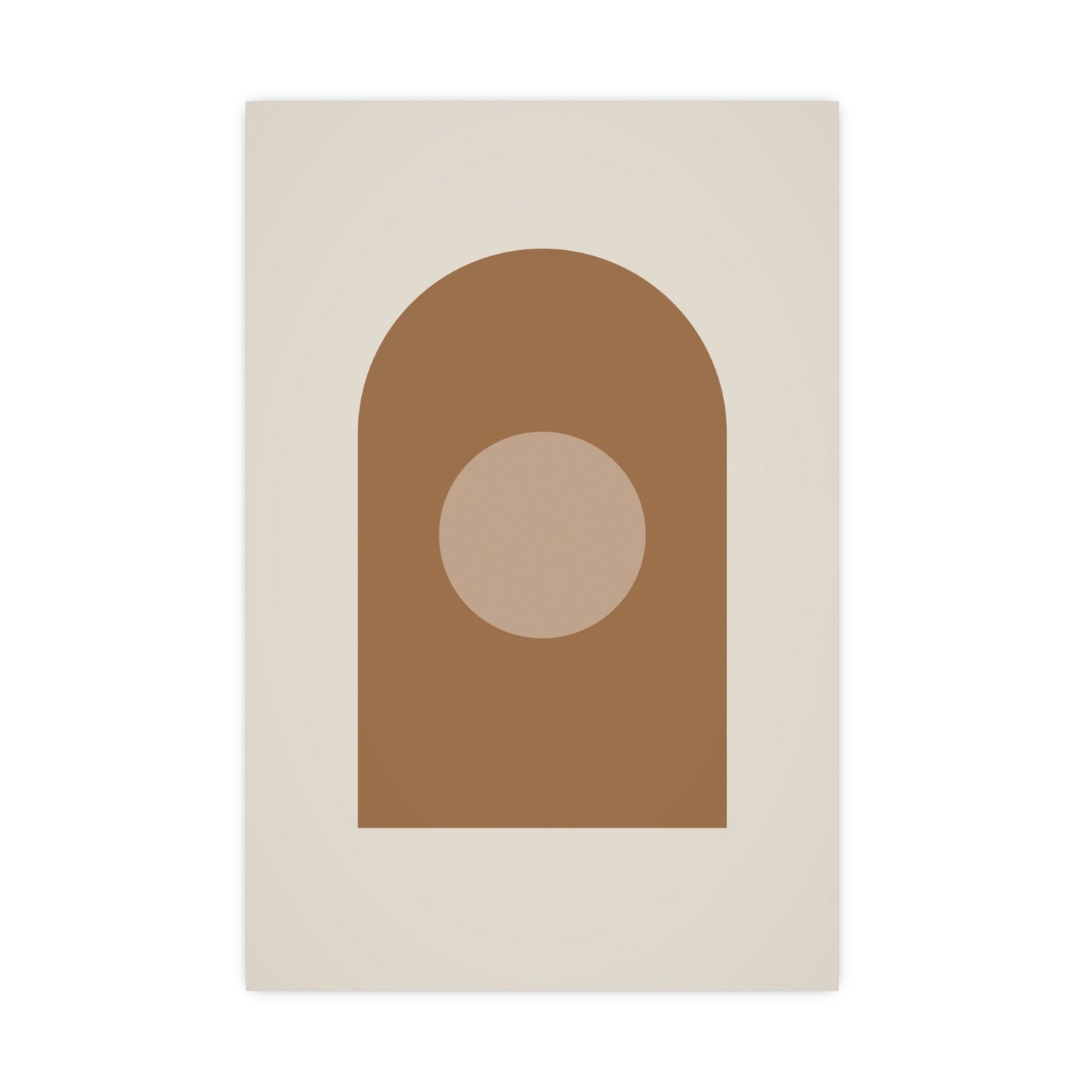 Warm Earth Arch Boho Wall Art | Living Room Print